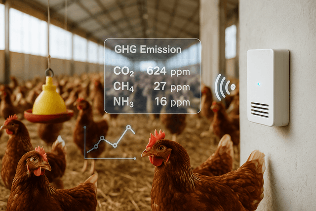 CluckTech: Smart IoT Biosensors for Poultry Carbon Monitoring.